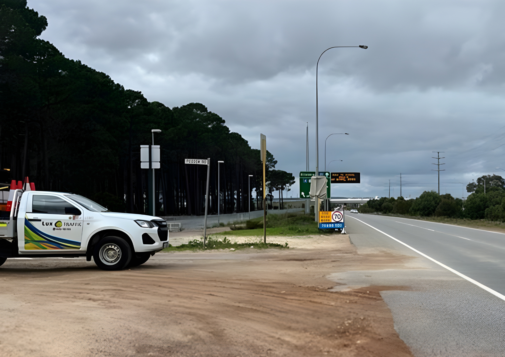 Ellenbrook Water Corporation Upgrade, Lux Traffic Western Australia